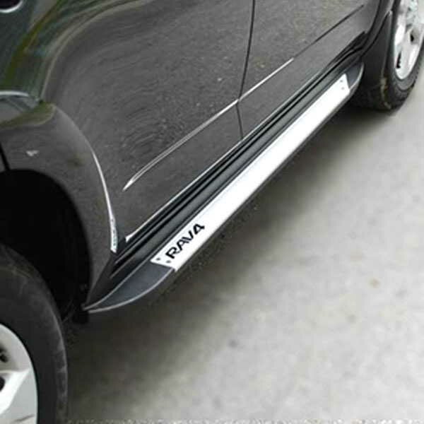 Пороги алюминиевые с креплениями Toyota RAV-4 2007